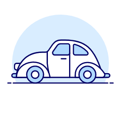 Car Beetle Illustration from UX Duotone Set