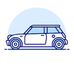 Car Mini Cooper Illustration from UX Duotone Set