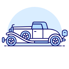 Vintage Car 2 Illustration from UX Duotone Set