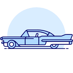 Vintage Car 5 Illustration from UX Duotone Set