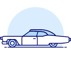 Vintage Car 6 Illustration from UX Duotone Set