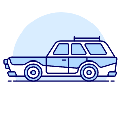 Vintage Car 7 Illustration from UX Duotone Set