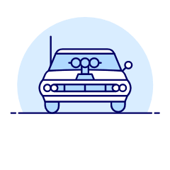 Vintage Racing Car 3 Illustration from UX Duotone Set