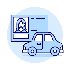 Driving License 4 Illustration from UX Duotone Set