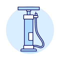 Air Pump Illustration from UX Duotone Set