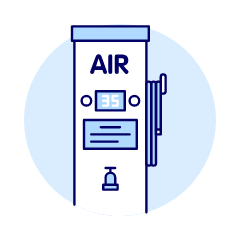 Car Air Pump Illustration from UX Duotone Set
