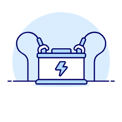 Car Battery Illustration from UX Duotone Set