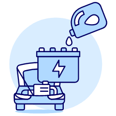 Car Battery Refill Illustration from UX Duotone Set