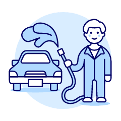 Car Cleaning Service 1 Illustration from UX Duotone Set