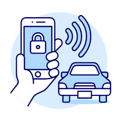 Car Key App 1 Illustration from UX Duotone Set