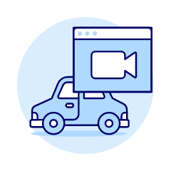 Car Camera Illustration from UX Duotone Set