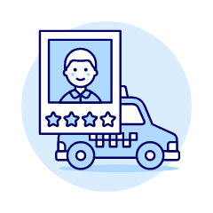 Driver Rating 1 Illustration from UX Duotone Set