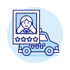 Driver Rating 4 Illustration from UX Duotone Set