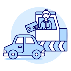 Tollway Card Payment 4 Illustration from UX Duotone Set