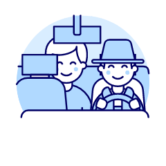 Taxi Driver 1 Illustration from UX Duotone Set