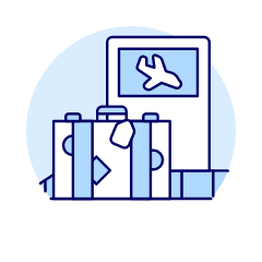 Baggage Belt Illustration from UX Duotone Set