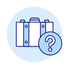 Missing Baggage Illustration from UX Duotone Set