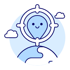 Happy Destination Illustration from UX Duotone Set