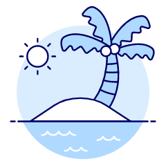 Island Illustration from UX Duotone Set