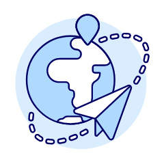 Around World Illustration from UX Duotone Set