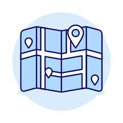 Pin On Map Illustration from UX Duotone Set
