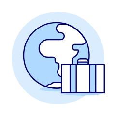 Travel Baggage 2 Illustration from UX Duotone Set