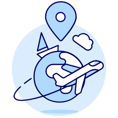 Travel Destination Illustration from UX Duotone Set