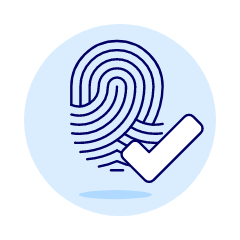 Fingerprint Pass Illustration from UX Duotone Set