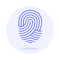 Fingerprint Illustration from UX Duotone Set