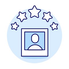 Avatar Frame Star 1 Illustration from UX Duotone Set