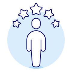 Avatar Neutral Star Illustration from UX Duotone Set