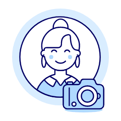 Photographer 5 Illustration from UX Duotone Set