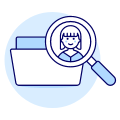 Folder Search 4 Illustration from UX Duotone Set