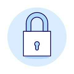 Padlock Square Illustration from UX Duotone Set