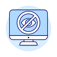 Secure Monitor Illustration from UX Duotone Set