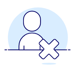 Avatar Neutral Remove 2 Illustration from UX Duotone Set