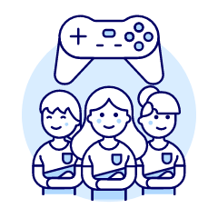 Team League 2 Illustration from UX Duotone Set