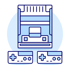 Famicom Consoles 1 Illustration from UX Duotone Set