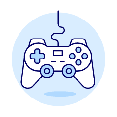 Game Pad Illustration from UX Duotone Set