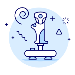 Joy Stick Illustration from UX Duotone Set
