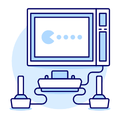 Pacman Consoles 1 Illustration from UX Duotone Set