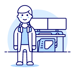 Playing Greek 1 Illustration from UX Duotone Set