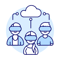 Multiplayer Illustration from UX Duotone Set