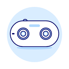 Video Camera Actioncam Illustration from UX Duotone Set