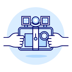 Video Camera Mobile 1 Illustration from UX Duotone Set