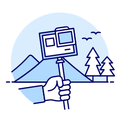 Video Gopro Advanture Illustration from UX Duotone Set