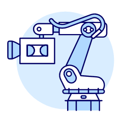 Video Robot Recorder Illustration from UX Duotone Set