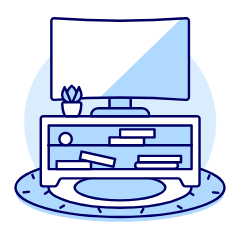 Television Modern 1 Illustration from UX Duotone Set