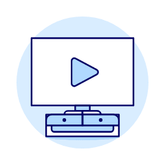 Television Modern 2 Illustration from UX Duotone Set