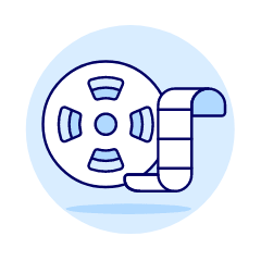 Film Video Illustration from UX Duotone Set